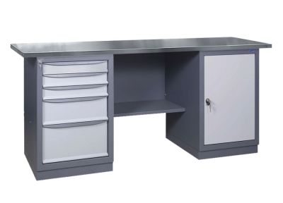 Верстаки двухтумбовые - Промышленная мебель, верстаки - Верстак УХЛ-Маш ПРОФІ 41 3МСБ/Д Н